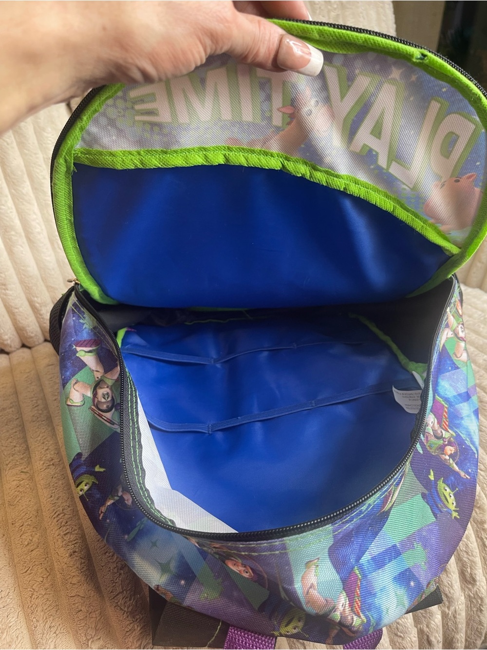Disney Pixar Toy Story 4 Alien 3D Molded Front Pocket Kids Backpack - Picture 10 of 10